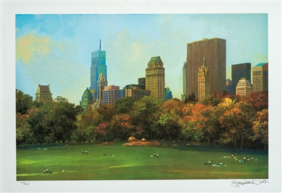 Central Park Fall Afternoon by Alexander Chen